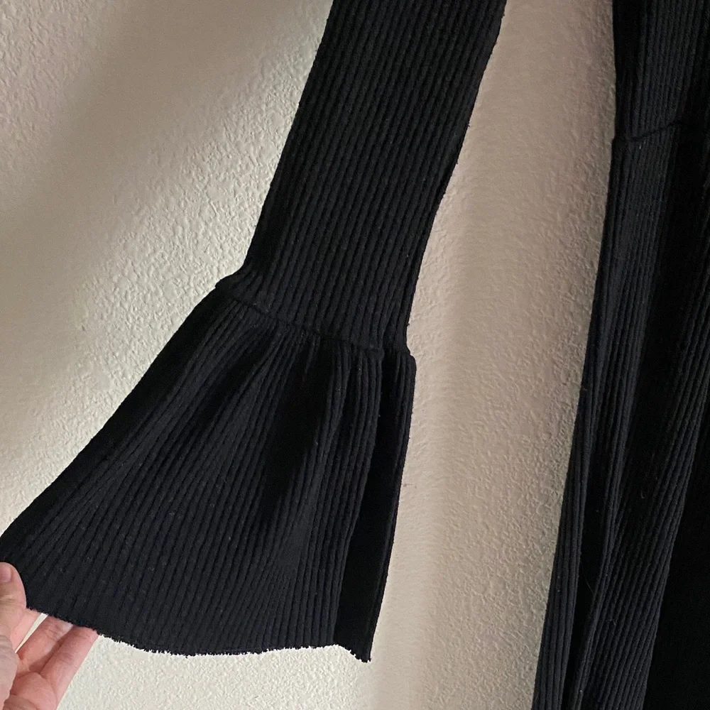 Who What Wear Black Long Sleeve Dress - Picture 3 of 7